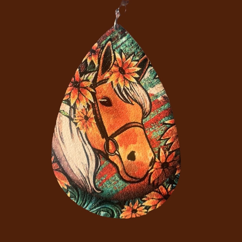 Bashful Horse Earrings